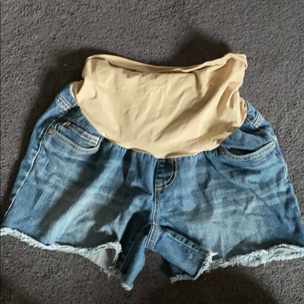Maternity Jean shorts